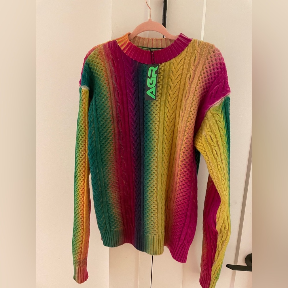 AGR Rainbow Ombré Sweater